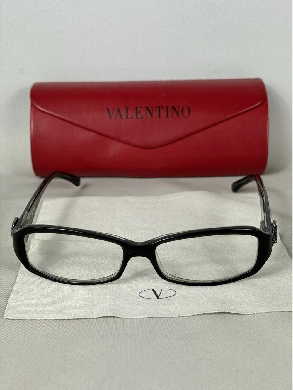 Valentino Eyeglasses Frames Only 5732 46K  130 Made In Italy/With Case
